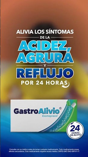 GASTROALIVIO: alivio por 24 horas contra la acidez, agrura y reflujo. 🙌