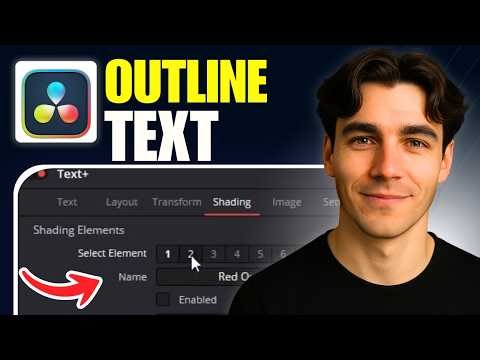 How To Outline Text In Davinci Resolve (Tutorial 2026)