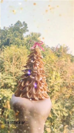 🎄Pista Shell DIY Christmas Tree | Eco-Friendly Christmas Craft Idea 🌿✨