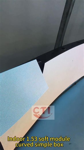 Boundless light and shadow, natural texture - P1.53 soft module full-color curved screen redefines spatial aesthetics. When delicate picture quality meets dynamic curves, indoor displays have a gentler expression. P1.53 high refresh rate soft module full-color screen, pixel density restores real colors, every beam of light is delicate and transparent, and every frame of the picture is vivid and three-dimensional, making the beauty of details within reach. #LED display #LEDflexible display | Join