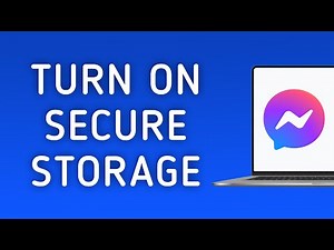 How To Turn On Secure Storage End-To-End Encryption Code On Messenger App On PC (New Update)