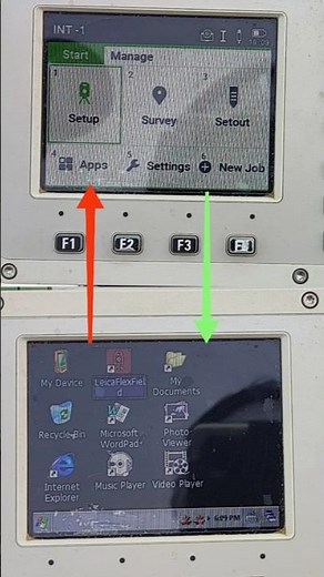 #shorts How to operating system change in Leica TS07 total station?