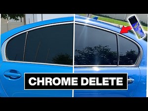 How to Chrome Delete Window Trim | Full DIY with Plasti Dip (Before & After)