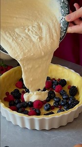 Amazing Cheesecake Pie🫐🥧 #baking #recipe #cheesecake #pie