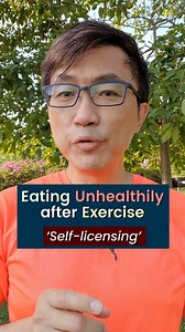 Exercise is NOT a license to Eat Unhealthily. Many people have this bad habit of indulging in unhealthy eats after exercising, seeing it as a treat after the effort of exercising. This is an example of 'Self-Licensing'. We should build healthy habits that we enjoy and have no need to force or discipline ourselves to do. Let our Habits be our Medicine. Blessings Dr Chan #fblifestyle #health #habits #lifestyle #exercise | The Habits Doctor