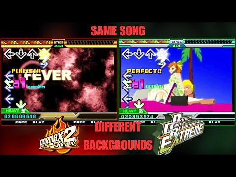 DDR MAX 2 vs DDR EXTREME: Background Video Differences