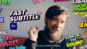 Fast Subtitle | Premiere Pro