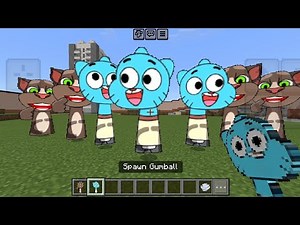 Gumball Sprunki OC Nextbot in Minecraft PE