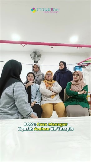 Terapi ABA on Instagram: "POV : Case Manager Ngasih Arahan Ke Terapis 🫰🏻 #uniqkidsindonesia #pov #autismawareness"