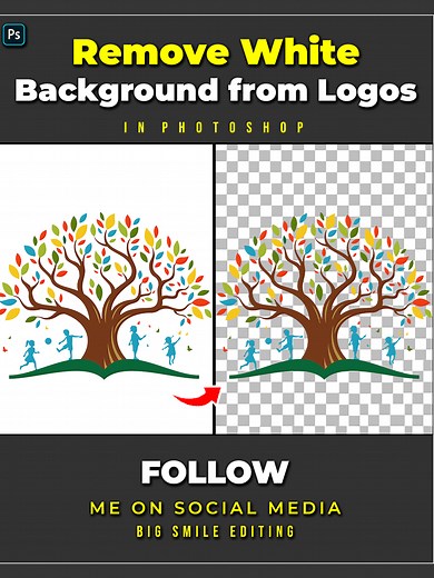 How to Remove White Background from Logos in Photoshop
