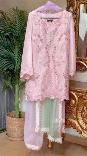 The Elite Emporium on Instagram: "✨ New Arrival – Graceful Embroidered 3-Piece Set ✨ 🌸 Product Highlights: ✔️ Delicate, intricate embroidery with Cut-Work ✔️ Fabric: Premium fine cotton (Kameez & Pant) ✔️ Dupatta: Elegant Georgette with lace detailing ✔️ Kameez Length: 36 inches 📏 Bust Size Guide: * S: 34–36 inches * M: 38–40 inches * L: 42–44 inches * XL: 46–48 inches"