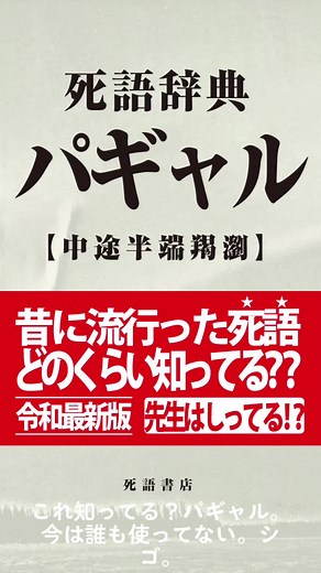 パギャル：死語辞典で探る若者言葉の文化