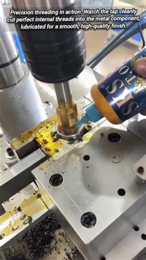 ​Automated Machine Tapping Creates Precise Internal Screw Threads.