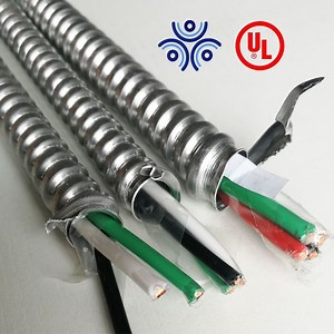 [Hot Item] Mc Cable 14/2 14/3 14/4 AWG Mc Metal Clad Cable