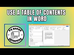 How to Use a Table of Contents in Word - Step-by-Step Guide [2025]