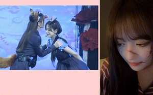 源源回看《my boy》舞台, 看得好认真哈哈/踮了一个mc的jio还酸着呢哈哈哈｜20231029直播cut