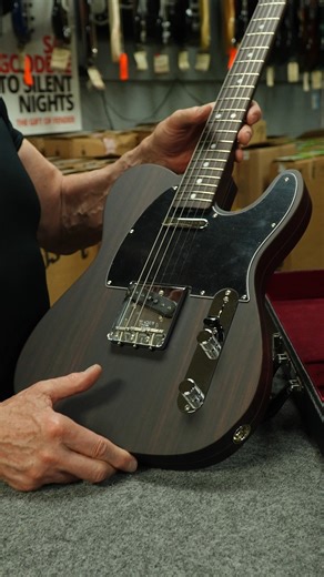 Bizarre Guitar on Instagram: "A true masterpiece just landed at Bizarre Guitar — a Masterbuilt Rosewood Telecaster handcrafted by legendary Fender builder Todd Krause 🤯🌹 Todd has built nearly a thousand guitars for us over the past 40 years, and this one is something special: • Solid rosewood body with maple inlay • Hand-wound Fender pickups • Medium jumbo frets • Chrome hardware • Masterbuilt in the USA • Absolutely stunning in person This level of craftsmanship does not come around often — a