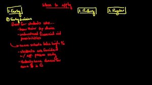Deciding when to apply: Early vs regular decision