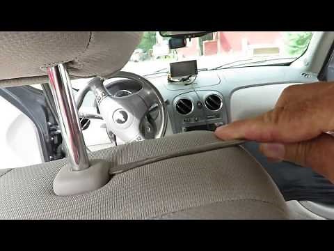 How to remove the front Headrest on A Chevrolet HHR