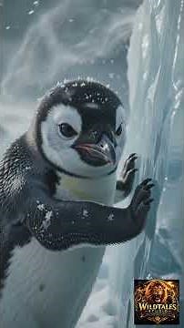 Penguin Survives Ice Storm
