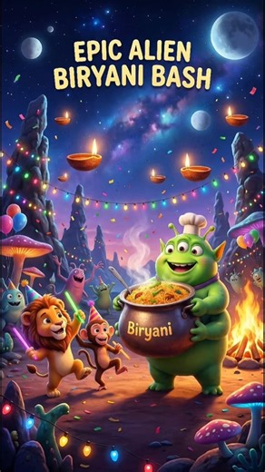 Alien ko chahiye tha BIRYANI! 😂🛸 #shorts #youtubeshorts #viral #shortvideo