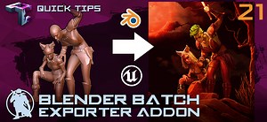 Free Batch Exporter Add-on (From Blender To Unreal Engine 5)