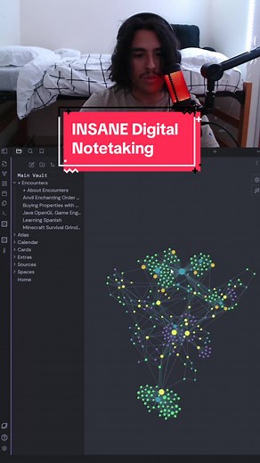 I have transformed my digital note taking into a supercharged thinking workspace. Check out Obsidian, its free! #mindset #fyp #learning #computersciencemajor #coding #notetaking #notes
