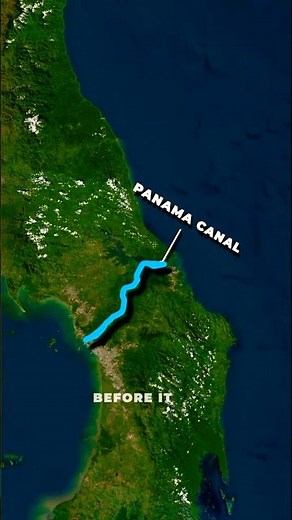 The Tiny Waterway That Controls Global Trade #PanamaCanal #WorldTrade #Shipping #Canal #Shorts
