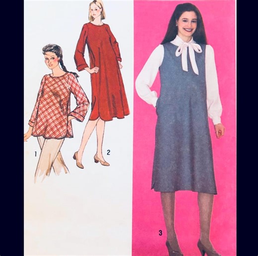Simplicity 9605 B34, Maternity Clothing Patterns, Vintage Maternity Dress Pattern, Maternity Top Sewing Pattern, Maternity Clothes Patterns - Etsy