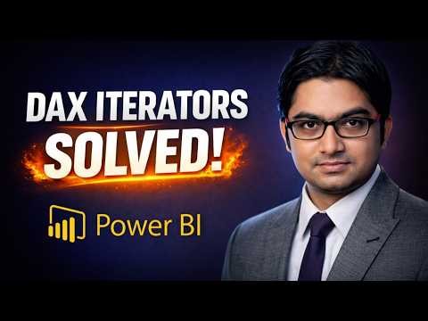 Iterators Assignment Solve 🔥 | Power BI DAX Iterators Full Solution Step-by-Step