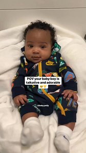 My 3 month old baby boy is so talkative and adorable ! 🥺💛 #babiesofinstagram #cutebabies #babyboy #motherhood #momlife #pellyfam | Pelly Fam