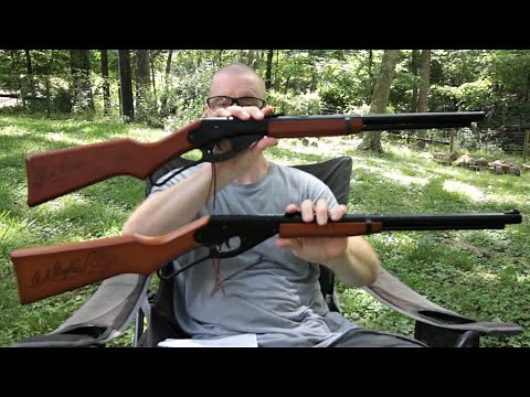 Red Ryder BB Gun - Adult Size Vs. Regular Size.