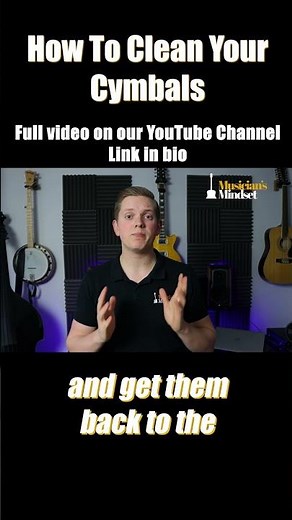 How To Properly CLEAN Your Cymbals