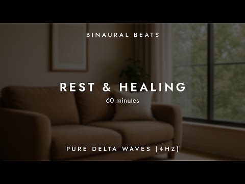 0.5Hz Delta Waves for Rest & Healing – Binaural Beats Pure Tones | Recovery & Restoration