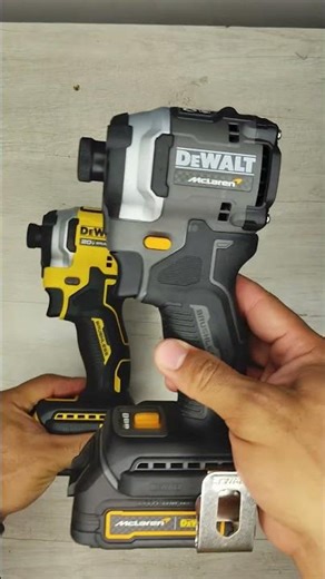 Comparación atornilladores de impacto Dewalt DCF850 vs DCF85M McLaren. #powertools #dewalt #mclaren