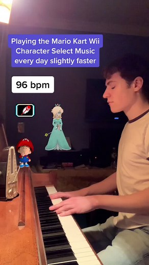 Mario Kart Wii Character Select Music Speeds Up