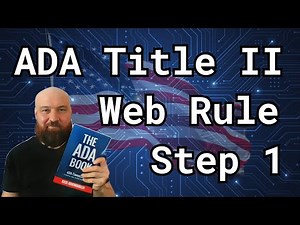 Step 1 | ADA Title II Web Compliance: Understanding Requirements