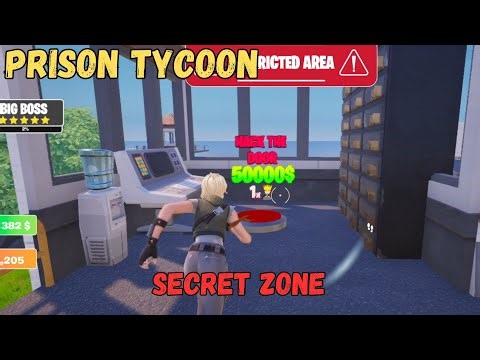 HOW TO open secret zone with estate vault card TYCOON MAP FORTNITE CREATIVE - PRISON TYCOON SECRET
