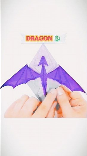 How to Make a Paper Dragon 🐉 (Origami Tutorial)#shorts #diy #origami #paperdragon