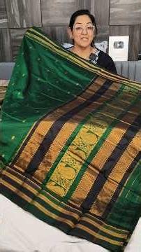 Pure Silk Narayan Peth saree 4000/- whatsapp on 7620380970 #live #saree #puresilk #paithani #yeola