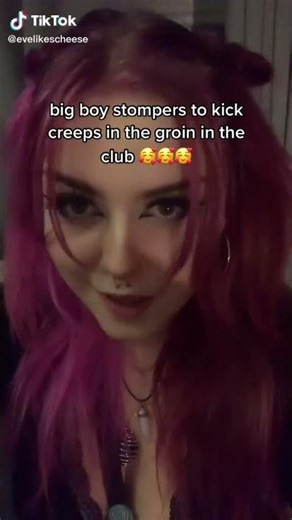 Big boy stompers to kick creeps in the groin at clubs