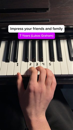 7 Years by Lukas Graham (learn piano with flowkey - link in bio) #piano #pianomusic #pianotutorial