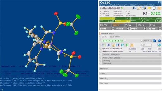 Olex2视频教程——Olex2精修时如何添加引文