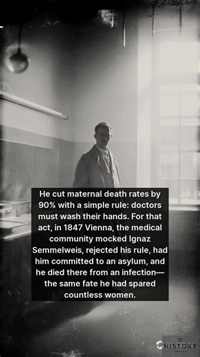 31K views · 915 reactions | The doctor who proved clean hands save lives decades before germ theory was accepted. #History #Medicine #PublicHealth | The History Page | Facebook
