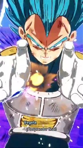 Blue Vegeta vs Blue Goku Rematch! 🐉 #dragonballz #shorts #anime