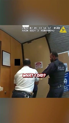 Officer Forgot the Camera Was Still Recording 😳