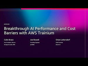 AWS re:Invent 2025 - Break through AI performance and cost barriers with AWS Trainium (AIM201)