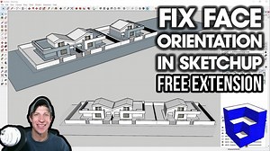 Fix FACE ORIENTATION in SketchUp with Automatic Face Reverser (Free Extension) - The SketchUp Essentials