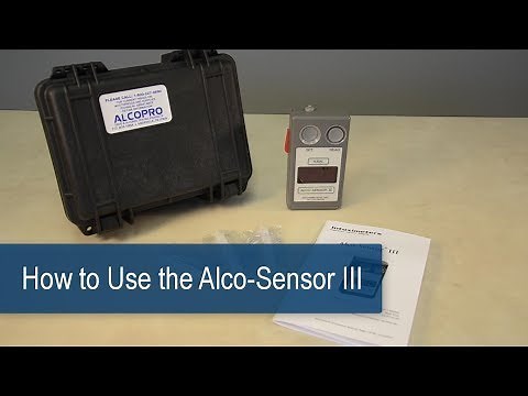 Alco-Sensor III Operator Instructions