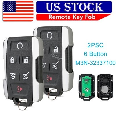 2 Keyless Entry Remote Control Car Key Fob For Chevrolet Suburban Tahoe 6Buttons | eBay